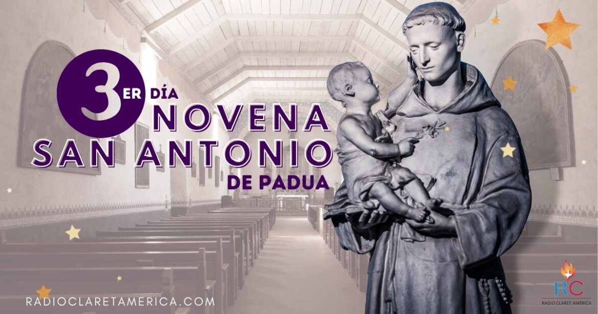 Novena a san Antonio de Padua tercer dia