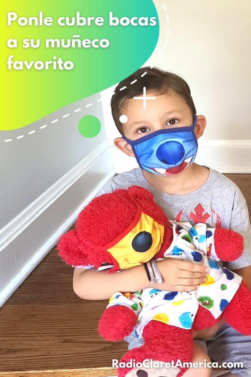 como hacer que mi hijo use cubre bocas